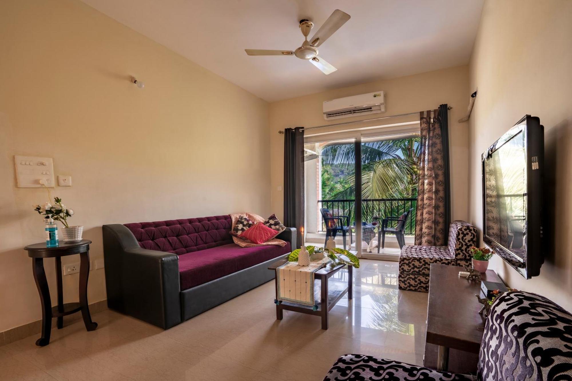 Goa Chillout Apartment - 1Bhk, Baga Exterior foto